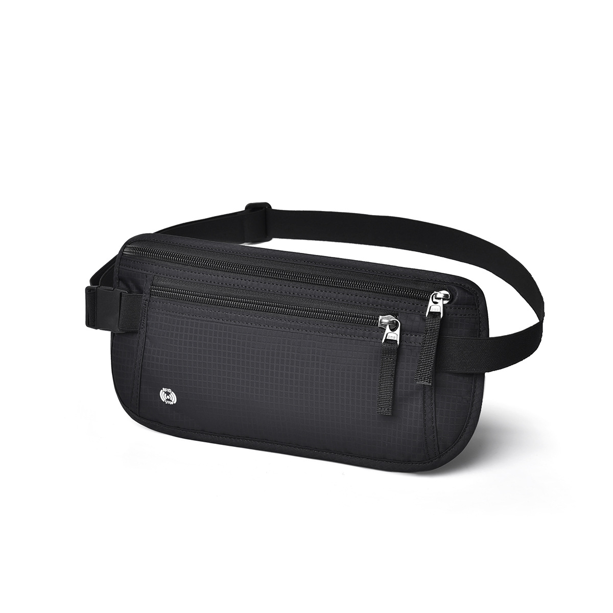 V888-ELOSUNG21412-202502271205-04 Brown Nylon Travel Waist Pack - Waterproof, RFID Blocking, Lightweight - Image 5