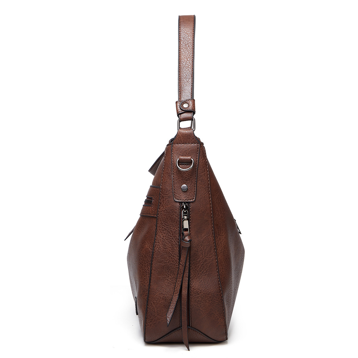 V888-ELOSUNG21417-202502271141-04 Brown Spacious & Stylish  PU Leather Tote Bag -  Versatile Shoulder/Crossbody - Image 5