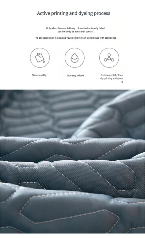 V888-ELOSUNG21490-202502281125-02 Mint Blue Cooling latex texture Pillowcase Set - Latex Feeling, Solid Color, 48x74cm (Pair) - Image 3