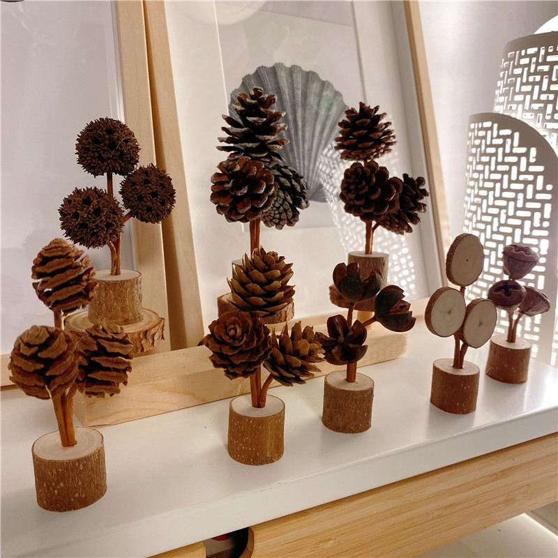 V888-ELOSUNG21550-202503041405-03 Brown Rustic Forest-Style White Frost Pine Cone Ornaments - Elegant 10-12cm Synthetic Resin Craft - Image 4