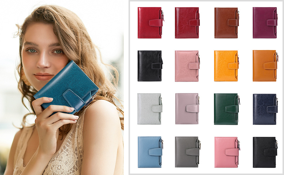 V888-ELOSUNG21962-202503181027-07 Brown Premium Genuine Leather RFID Blocking Women's Wallet - Lightweight, Multi-Functional, and Stylish - Image 8
