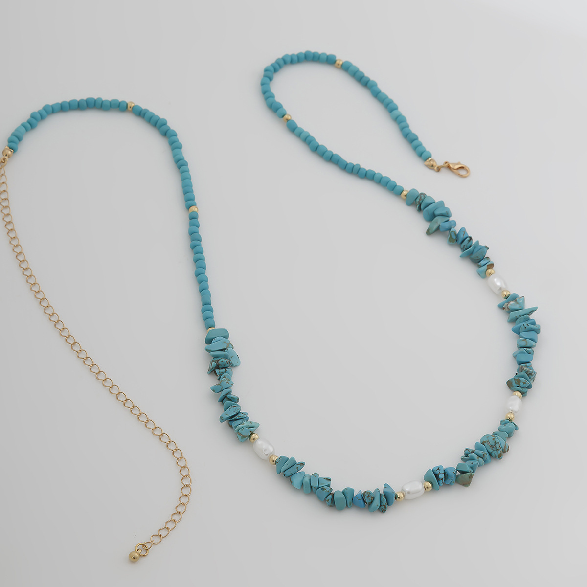 V888-ELOSUNG22138-202503180945-04 Blue 3-Piece Layered Waist Chain Set - Bohemian Style Body Accessories - Image 4