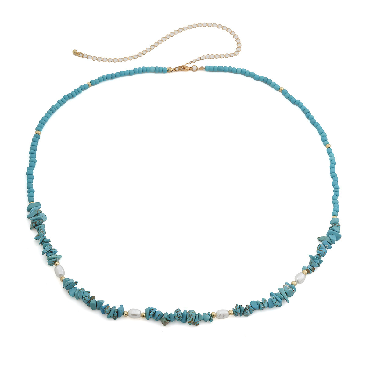 V888-ELOSUNG22138-202503180945-05 Blue 3-Piece Layered Waist Chain Set - Bohemian Style Body Accessories - Image 5