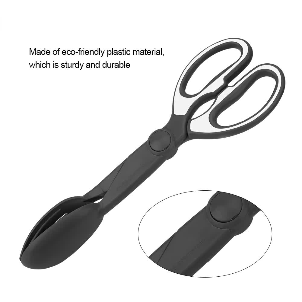 V888-ELOSUNG23336-202503271310-05 2 Pcs Black Pet Poop Scooper with Long Handle - Durable Plastic Waste Picker for Dogs and Cats - Image 6