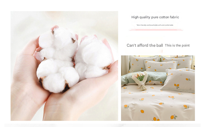 V888-ELOSUNG24556-202504141521-01 Orange Stripes 100% Cotton Pillowcase Set (Pack of 2) - Breathable Standard Size 48x74cm Pure Cotton Pillow Covers - Image 2