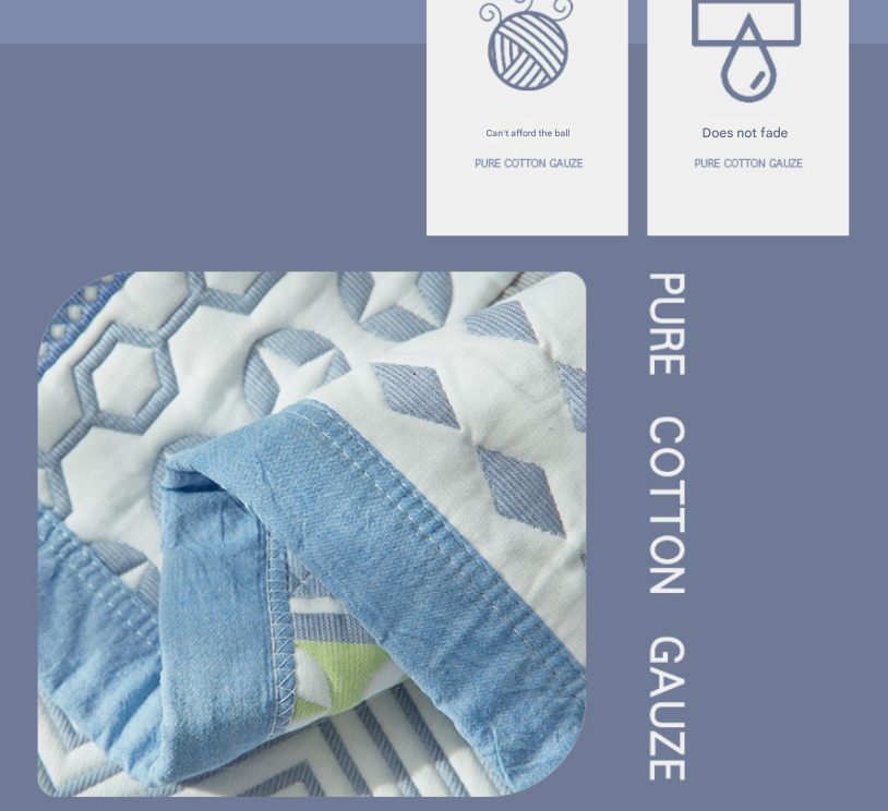 V888-ELOSUNG24706-202504171731-02 Orange Stallion Premium 6-Layer Cotton Gauze Pillowcase Pair - Ultra Soft & Breathable (56x80cm) - Image 3