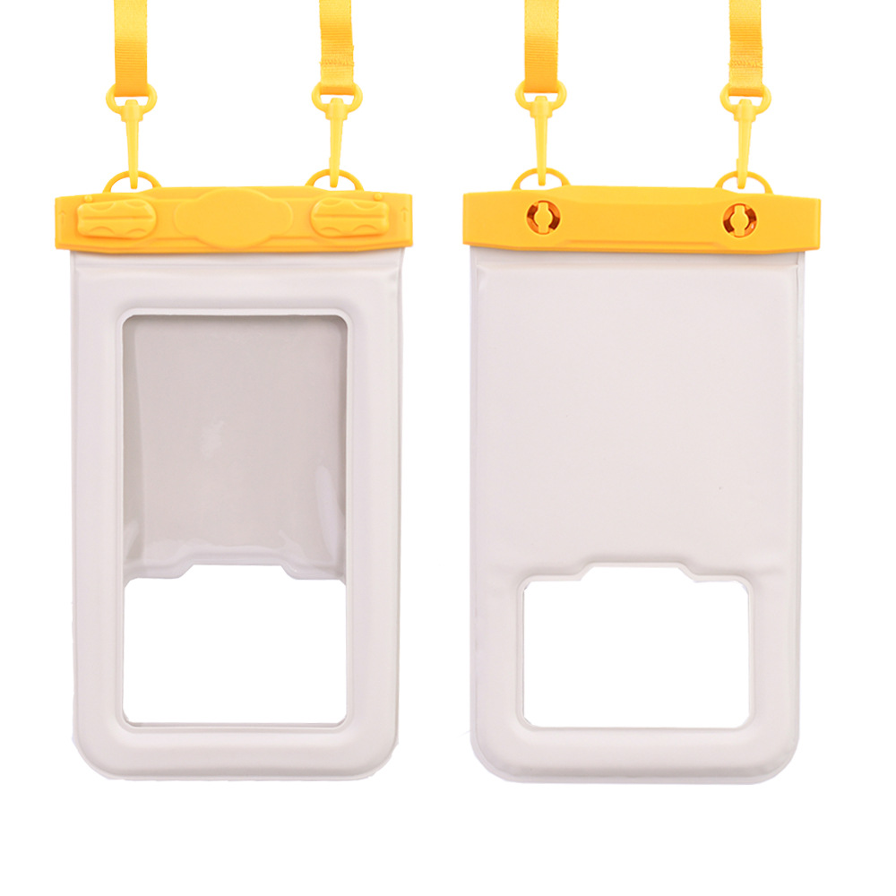 V888-ELOSUNG25364-202504281221-06 IPX8 Waterproof Phone Pouch with Inflatable Floating Layer,Touchscreen Dry Bag for Swimming(yellow) - Image 7