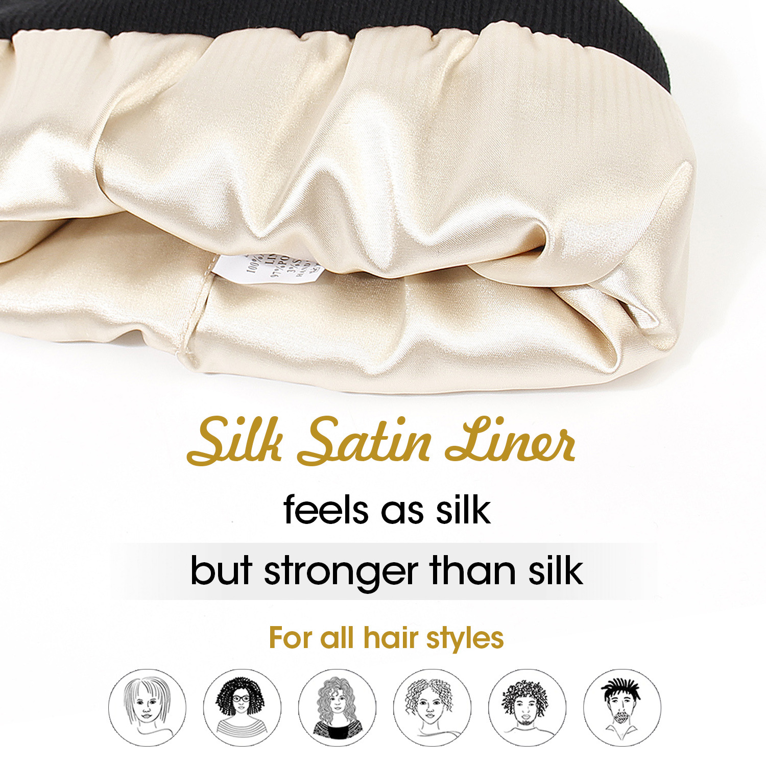 V888-ELOSUNG25653-202505081717-03 Premium Warm Beanie with Silk Satin Lining(Khaki) - Image 4