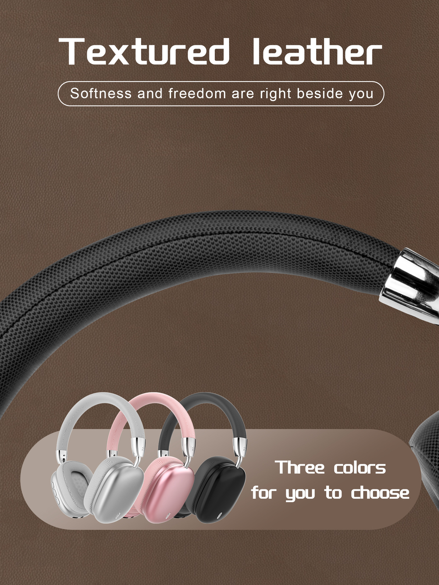 V888-ELOSUNG25662-202505081717-04 Premium Wireless Bluetooth Headphones with Stereo Hi-Fi Sound(silver) - Image 5