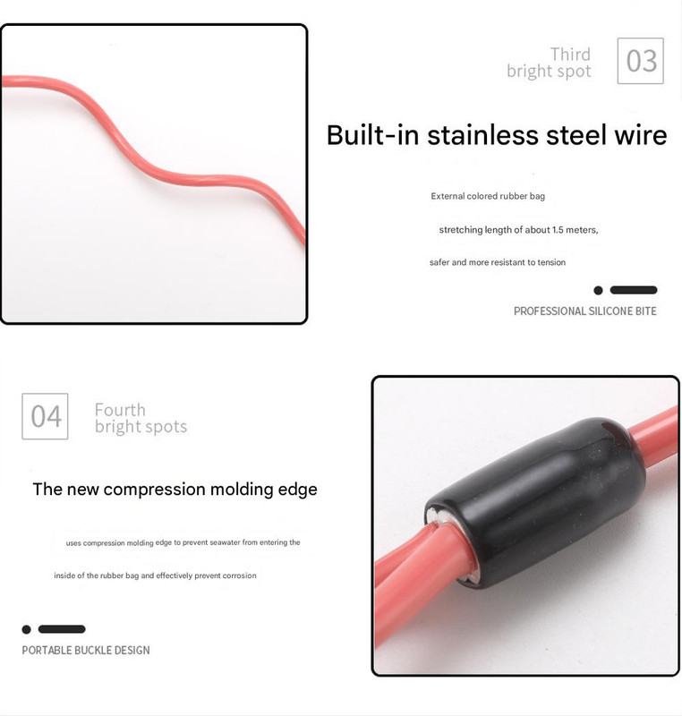 V888-ELOSUNG27432-202505081812-06 Blue Pro 316 Stainless Steel Diving Reef Hook - Single, Double Combo Pack - Current Hook with Coiled Safety Lanyard - Image 7