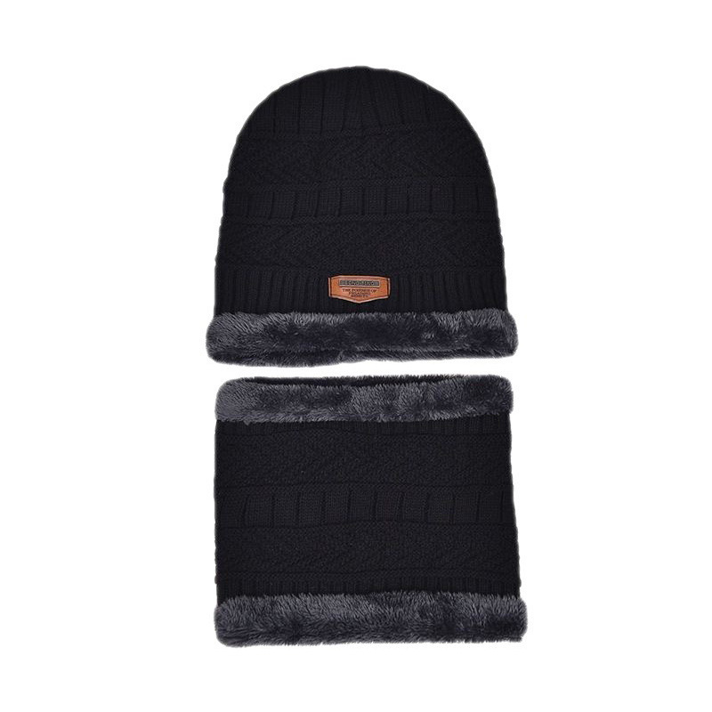 V888-ELOSUNG27460-202505131646-01 Brown Men's 5-Piece Winter Essentials Set -  Lined Beanie Hat, Neck Warmer, Touchscreen Gloves & 2 Pairs Thermal Socks - Image 2
