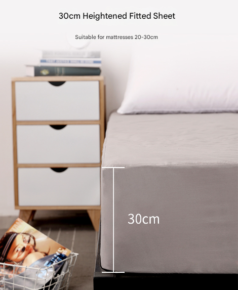V888-ELOSUNG27789-202505191242-04 Brown Queen Size Waterproof Fitted Mattress Protector - Soft & Breathable Bed Cover, Hypoallergenic, Deep Pocket (152x190x30cm) - Image 5