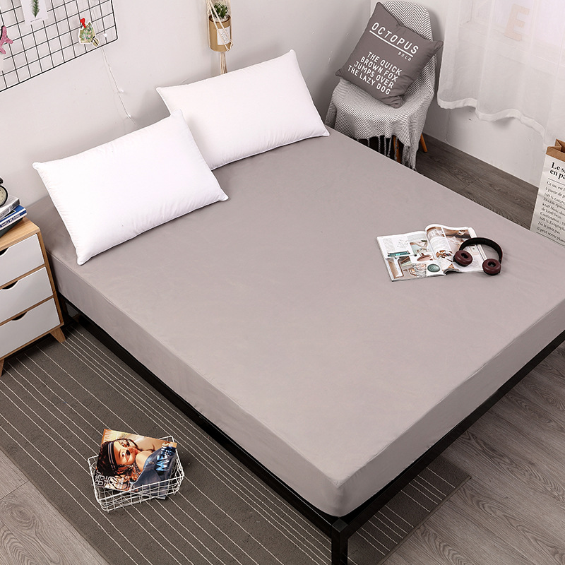 V888-ELOSUNG27793-202505191421-03 Grey Ultra Soft Brushed Waterproof Pillow Protectors (Set of 2) - 50x70cm, Stain & Spill Guard for Bed Pillows(Note: pillow core not included) - Image 4
