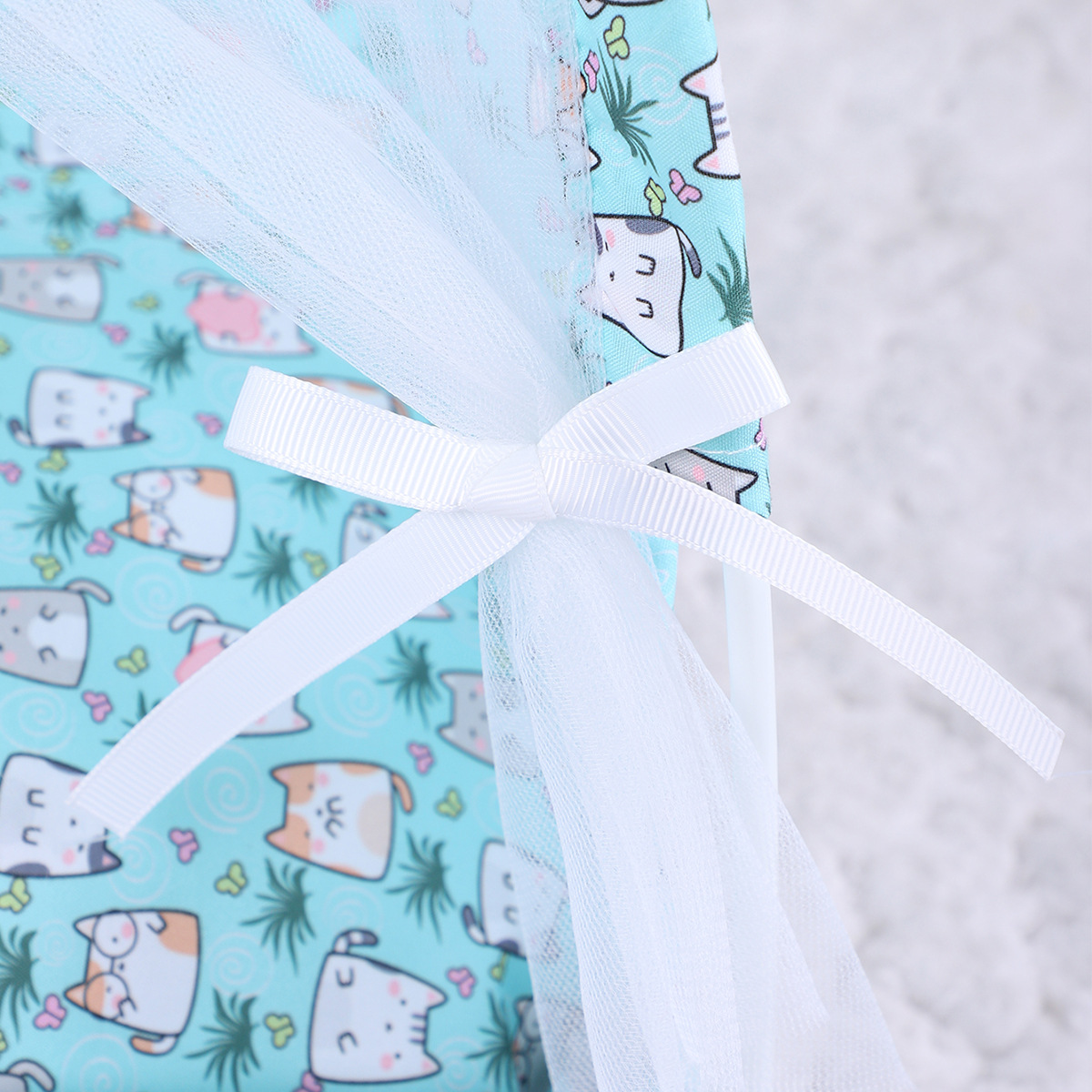 V888-ELOSUNG28241-202504301620-01 L 50*50CM 15 Catties Within The Pet Yellow Pullet Cooling Summer Pet Tent - Portable Foldable Breathable Outdoor Cat House Shelter - Image 2