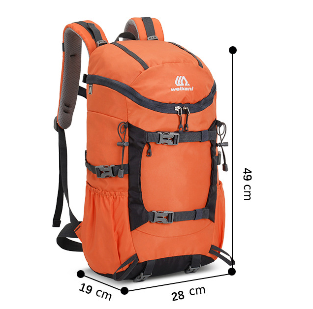 V888-ELOSUNG28886-202505231212-01 Blue 20L Women's Orange Mountaineering Backpack - Water-Resistant - Image 2