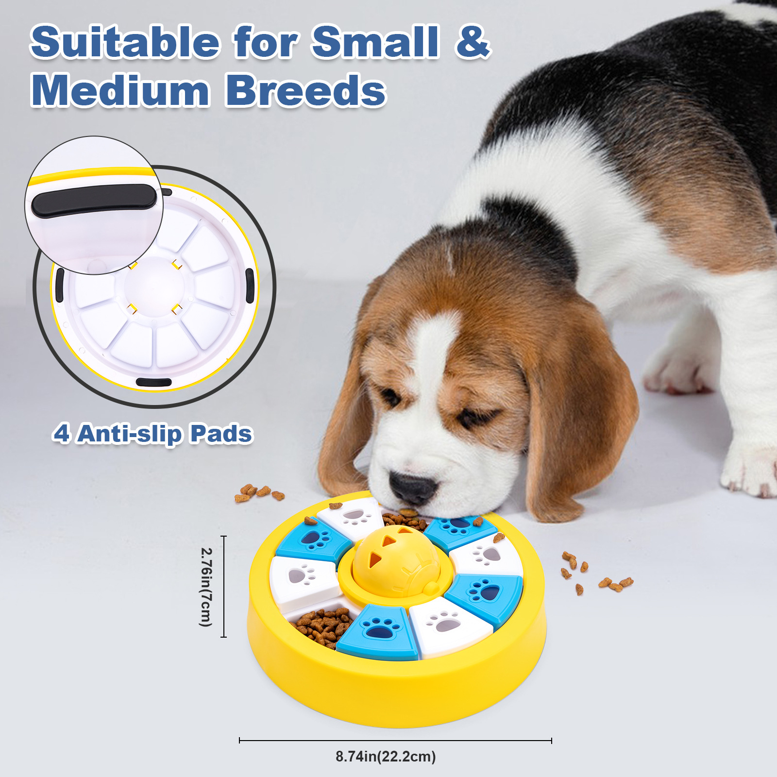 V888-ELOSUNG29188-202505231132-01 Interactive Dog Puzzle Feeder Toy - Slow Feeder for IQ Training & Mental Stimulation(purple) - Image 2