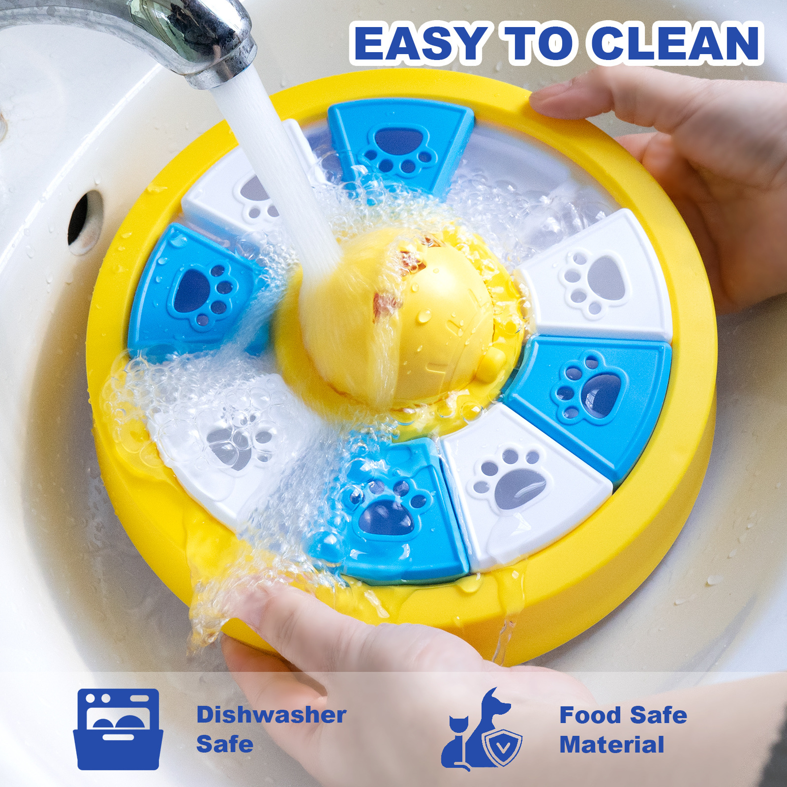 V888-ELOSUNG29189-202505231132-05 Interactive Dog Puzzle Feeder Toy - Slow Feeder for IQ Training & Mental Stimulation(yellow) - Image 6