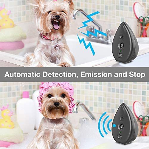 V888-ELOSUNG29839-202506191321-03 Automatic Ultrasonic Dog Bark Deterrent - Up to 50ft Range, Safe Frequency Conversion, Indoor Use(grey) - Image 4