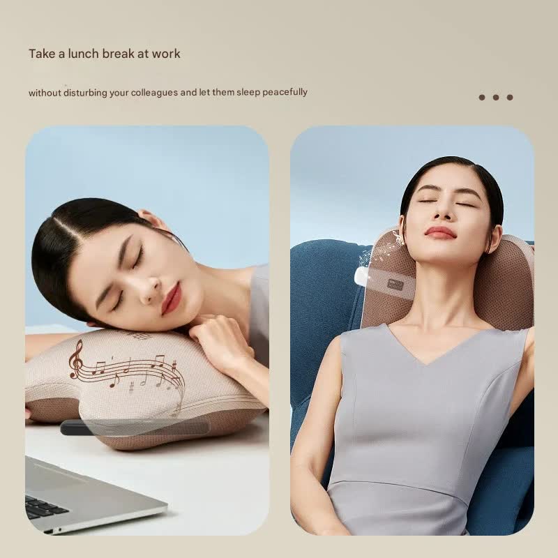 V888-ELOSUNG29865-202506191033-03 Under-Pillow Bone Conduction Sleep Sound Device - Bluetooth 5.3, TF Card, 8H Playtime & Timer(Khaki) - Image 4