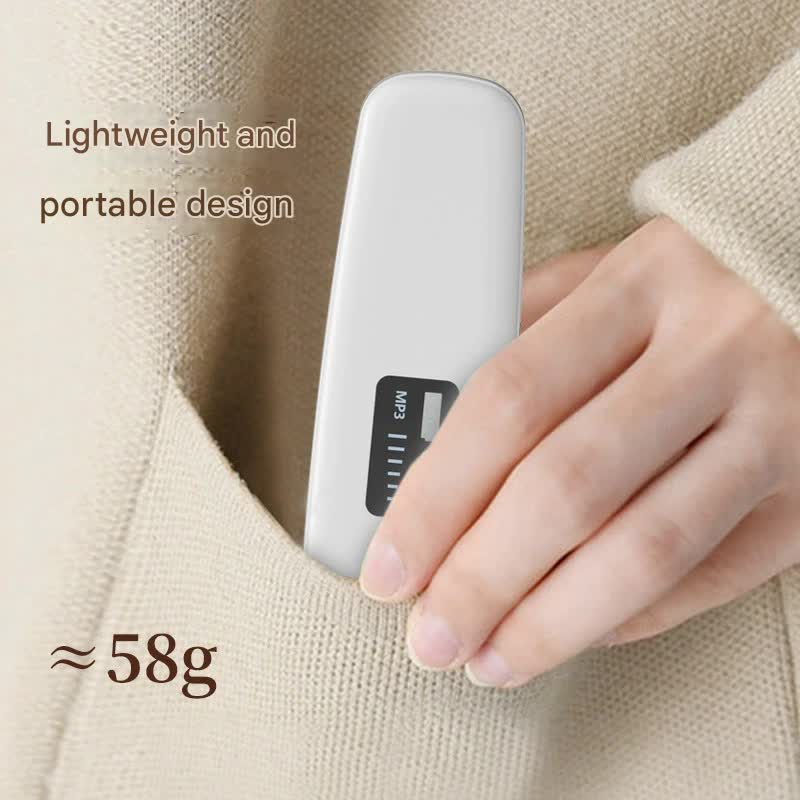 V888-ELOSUNG29865-202506191033-04 Under-Pillow Bone Conduction Sleep Sound Device - Bluetooth 5.3, TF Card, 8H Playtime & Timer(Khaki) - Image 5