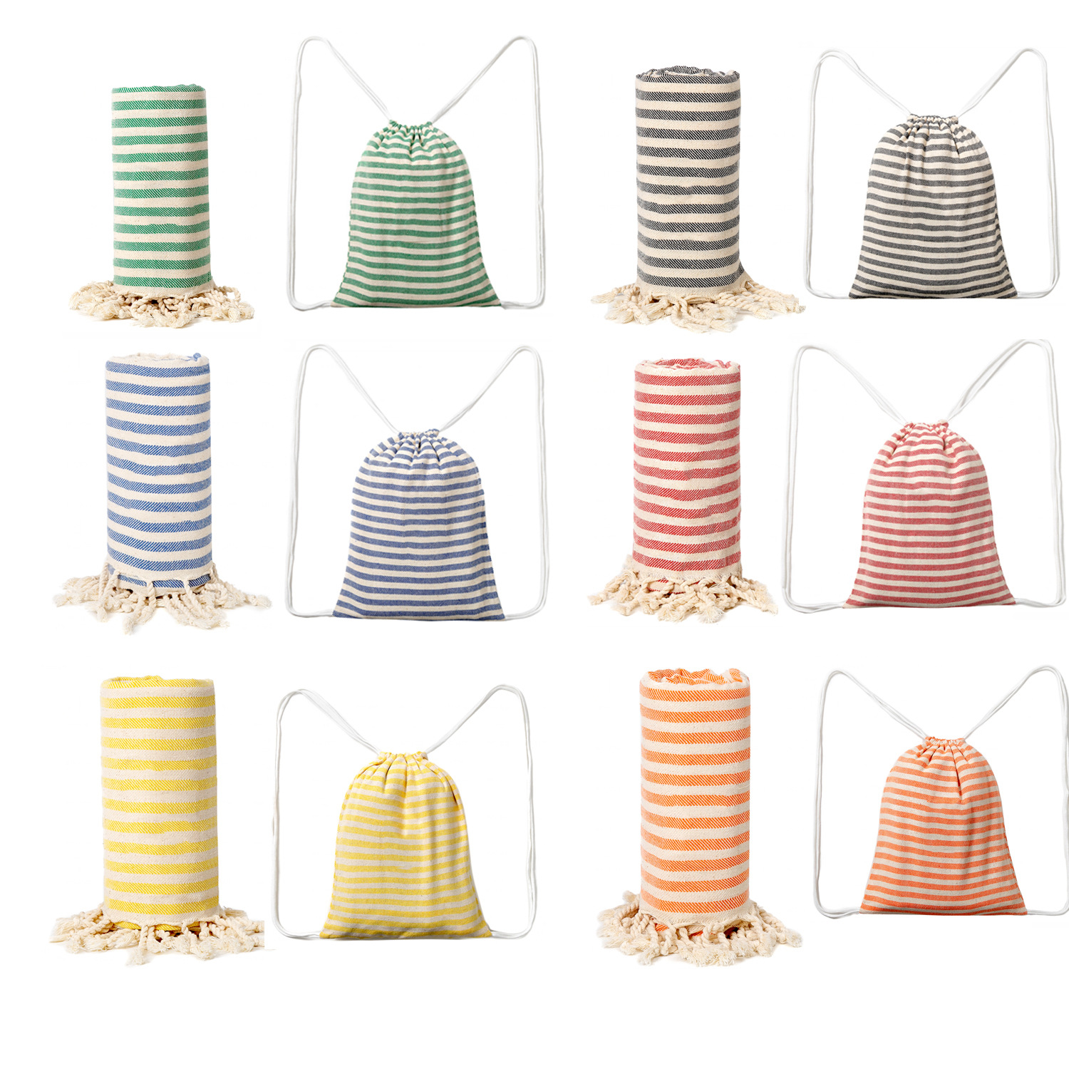 V888-ELOSUNG32021-202505261508-05 Green Chic Lightweight Nylon Drawstring Tote Bag - Multi-Pocket Casual Shoulder & Crossbody - Image 6