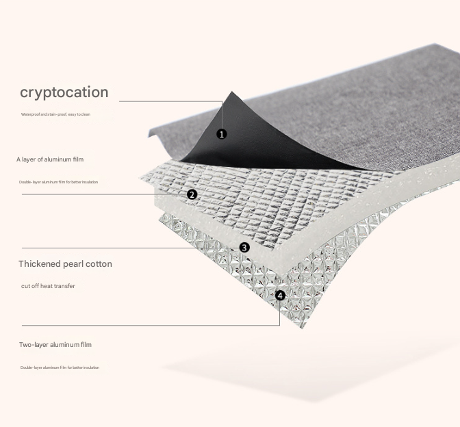 V888-ELOSUNG32364-202506190717-04 2 Pcs Black Premium Double Layer Insulated Lunch Bag - 8.4L Thermal Cooler Tote with Shoulder Strap - Image 5