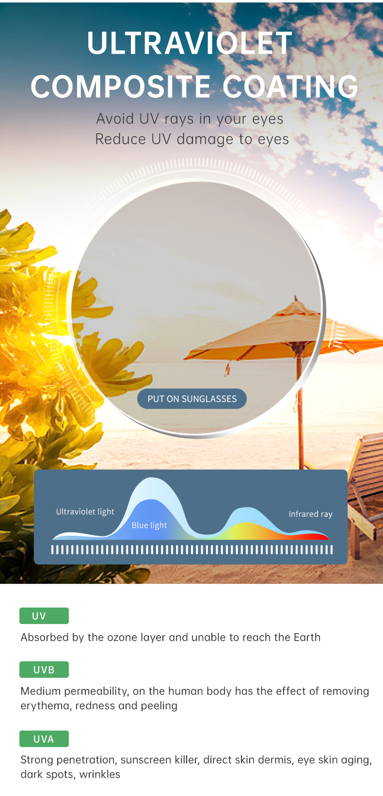 V888-ELOSUNG32393-202506190648-02 Blue Lenses Chic Oval Sunglasses for Women - UV400 Protection Lightweight Metal Frame, Comfortable Design - Image 3