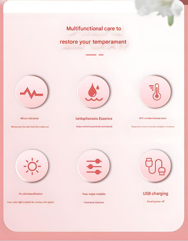 V888-ELOSUNG35007-202506191241-03 Multi-Functional Neck & Face Beauty Massager - Constant Heat, Ion Infusion & Sonic Vibration(gold) - Image 4