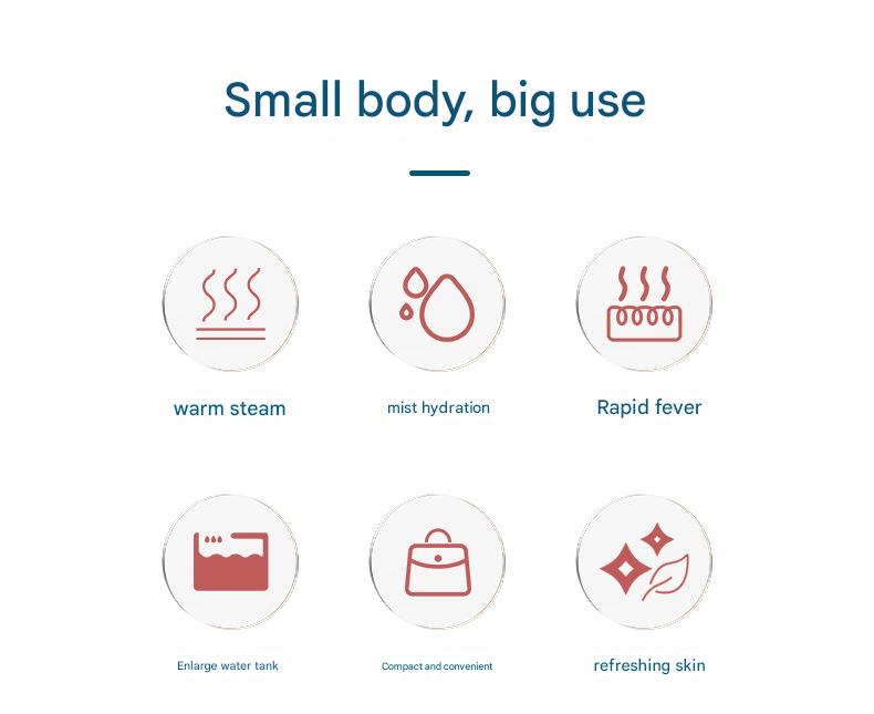 V888-ELOSUNG35024-202506191245-02 Nano Ionic Facial Steamer - Deep Hydration Hot Mist Face Steamer for Home Spa & Skincare(gold) - Image 3