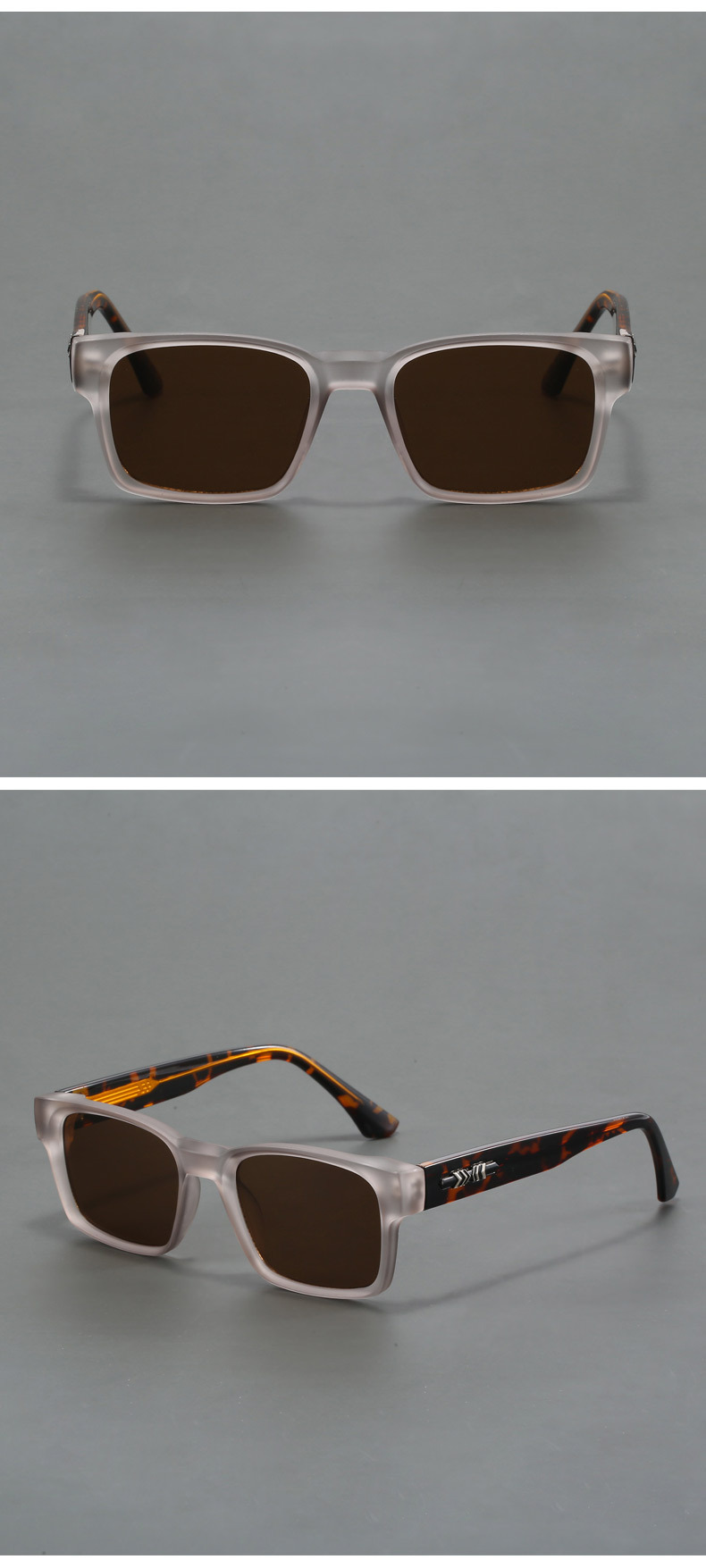 V888-LOSUNG17465-216123-01 Brown Trendy Oversized Lightweight Blue Light Blocking Sunglasses for Men - Anti-Fog, Photochromic, and UV Protection - Image 2