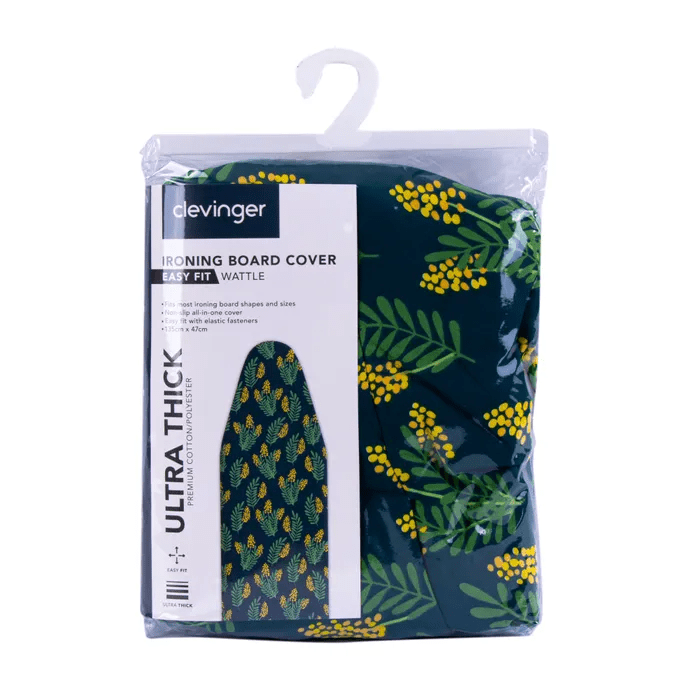 V915-CV0246-203832-04 Ironing Board Cover Heat Resistant 35x 115cm- Wattle Print - Image 5