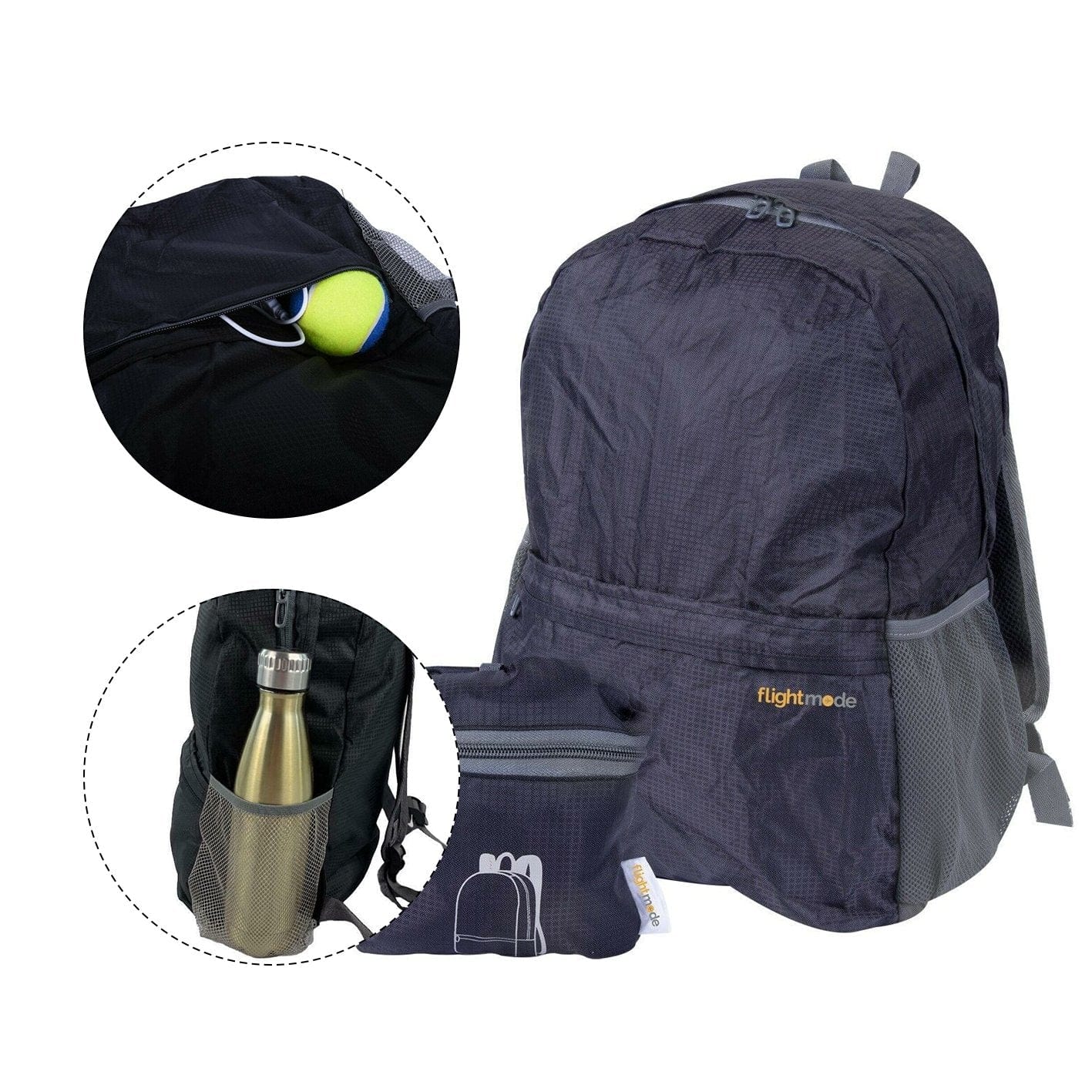 V915-FM0026-203014-02 16L Travel Foldable Lightweight Backpack/Daypack - Image 3
