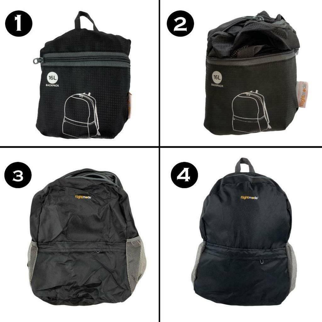 V915-FM0026-203014-04 16L Travel Foldable Lightweight Backpack/Daypack - Image 5
