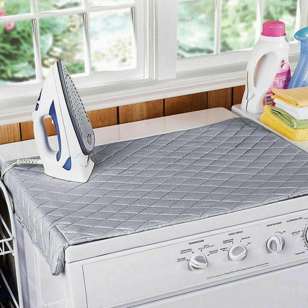 V915-HO0010-204090-01 Iron Anywhere Portable & Foldable Ironing Mat with Heat Protecting Pressing Pad - Image 2
