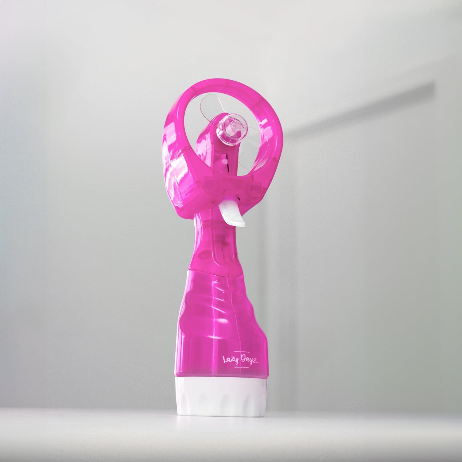 V915-LD0078-PK-203977-01 Lazy Dayz Water Spray Fan - Pink - Image 2