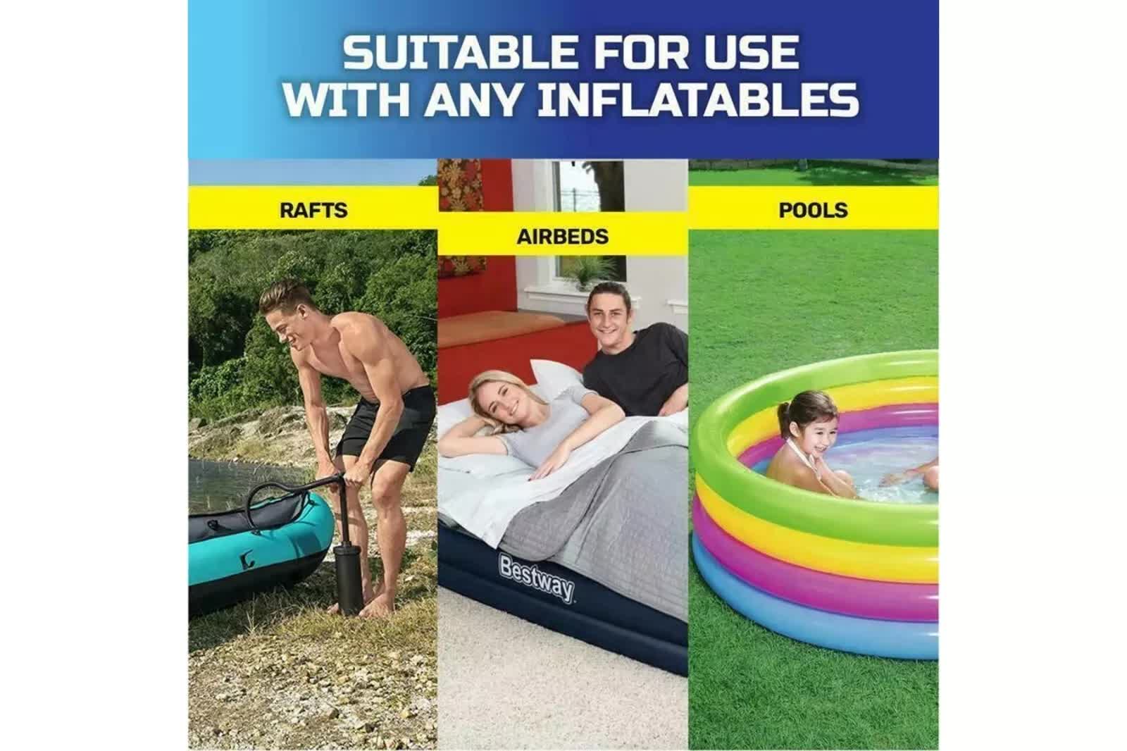 V958-62086-202504101015-05 Bestway Air Hammer 2800 Manual Air Pump for Airbed, Swimming Pool, Toys, Kayaks - Image 6