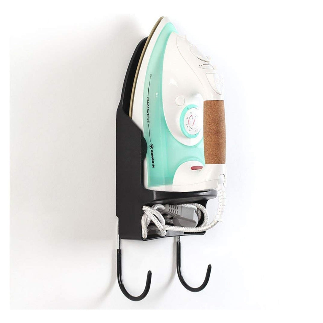 V959-DIBD0007-202507030920-01 Wall Mounted Iron and Board Holder - Black - Image 2