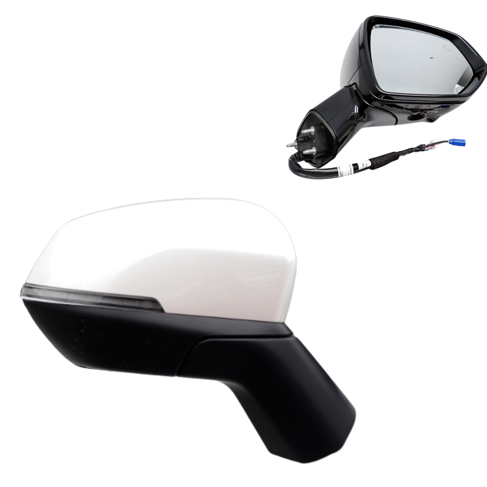 V993-8202400XKN01A-202503251325-00 White/Black (Please tell the supplier which color) 5 +1 Wire RH 2022 and before Great Wall Haval H6 Edition Electric Folding Steering Car Rearview Assembly Exterior Mirrors - Image 1