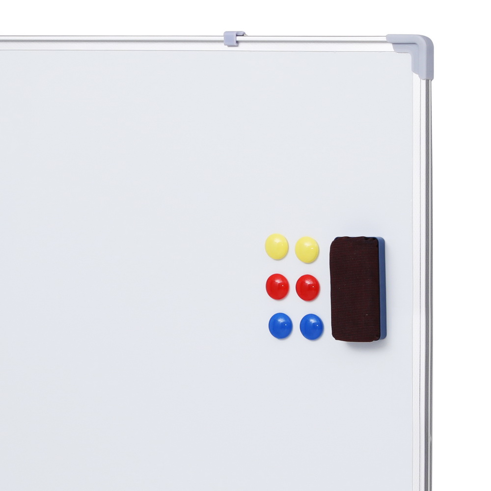 WB-60X90-BOARD-173498-03 Magnetic Whiteboard 60x90cm Erase Board Marker Eraser Tray Home Office School - Image 4