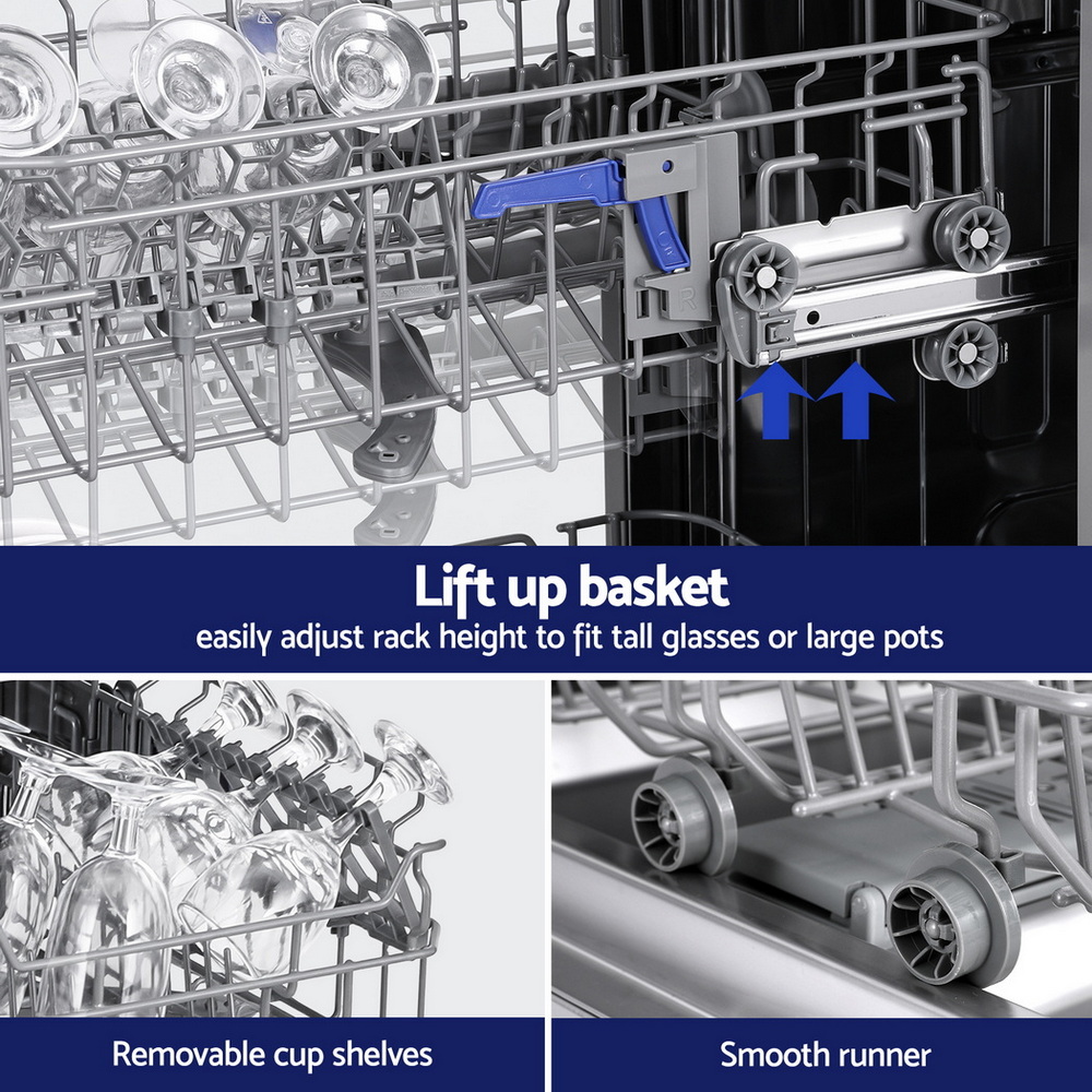 BDW-10-FS36E-SS-202509191154-00 Devanti 10 Place Settings Freestanding Dishwasher Silver - Image 8