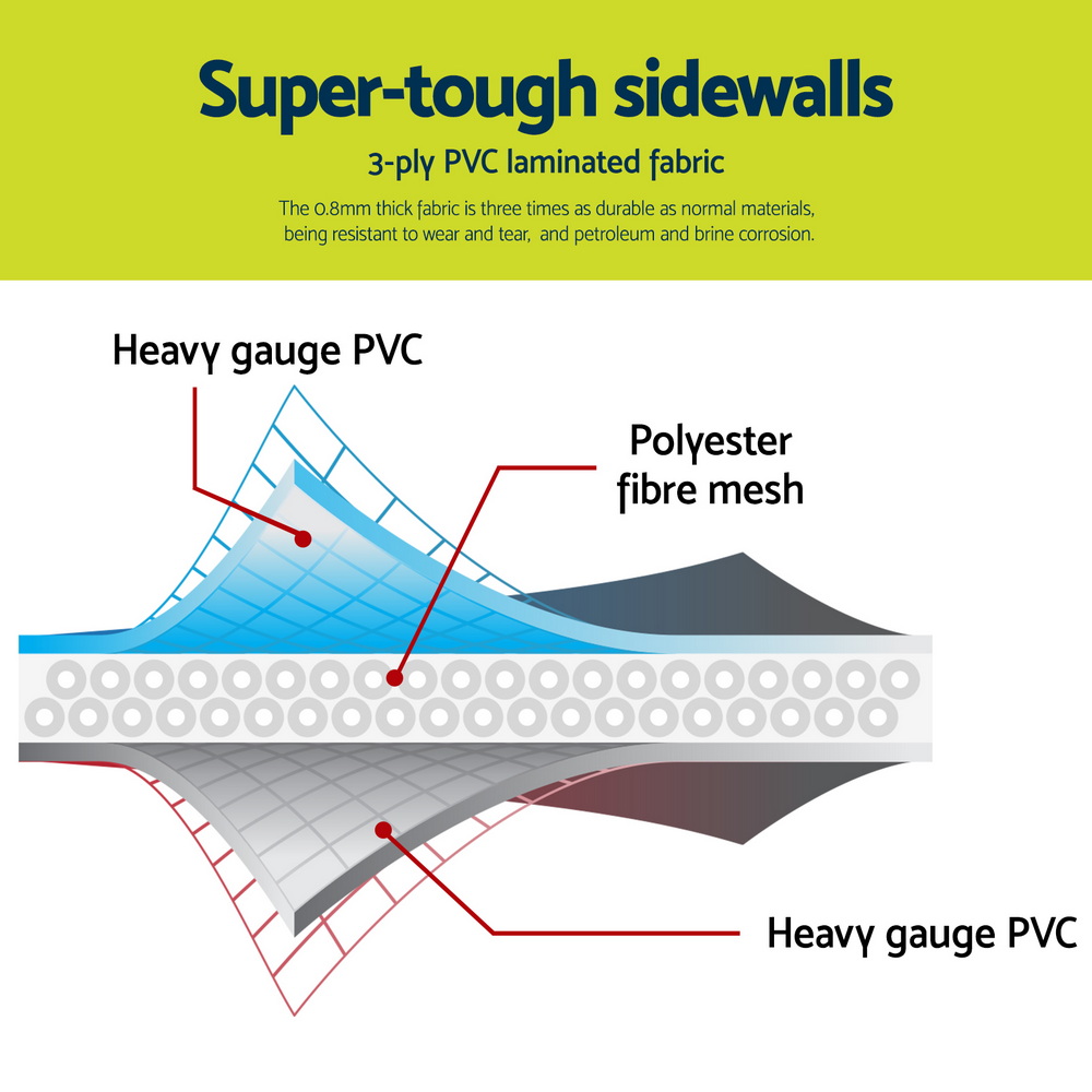 BW-POOL-SQ-412-56728-202507181434-05 Bestway Swimming Pool 412x201x122cm Steel Frame Pool Set w/Pump Ladder - Image 6