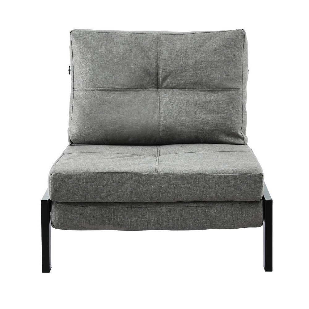 SBED-E-FLD02-1S-GY-202507181430-02 Artiss Sofa Bed Folding Convertible Couch Recliner Lounge Chair - Image 3