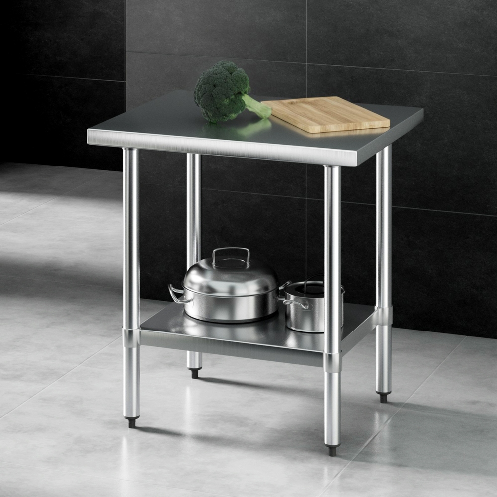 SSKB-430S-30-24-202507221511-06 Cefito Stainless Steel Kitchen Bench Work Table 610 x760MM 430 - Image 7