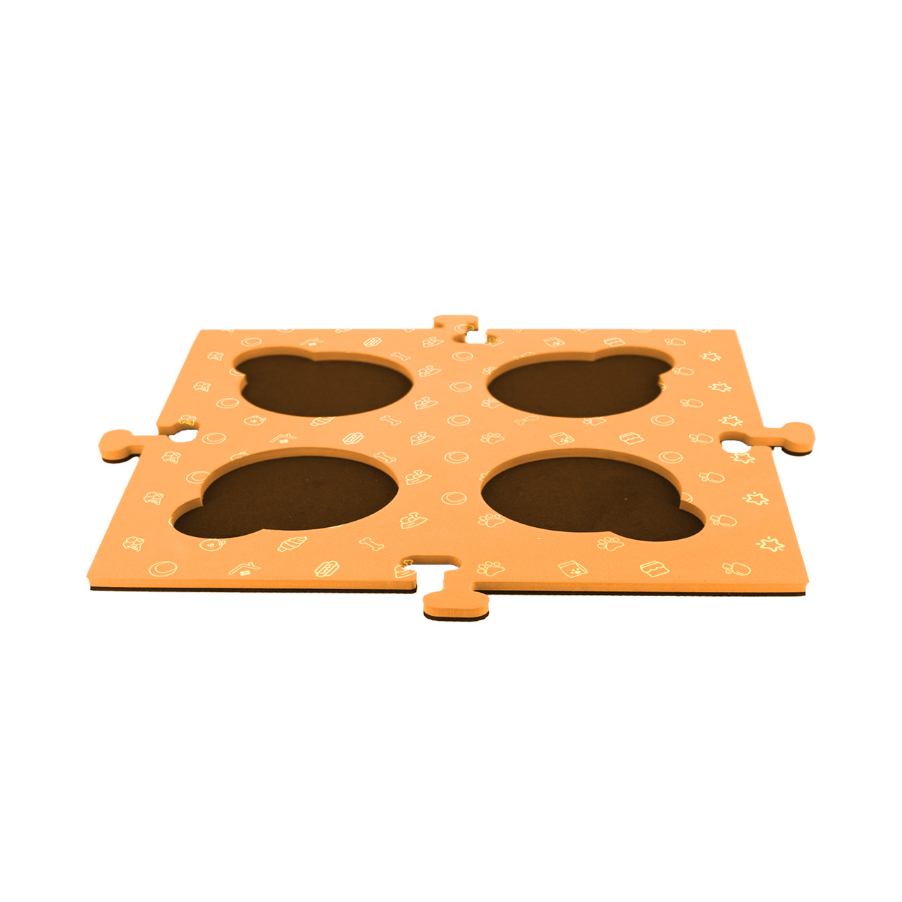 V1031-T4P-TBM2O-777-202507251017-00 Tech4Pets Orange Mat 2-Pack for Talking Buttons & Floor - Image 1
