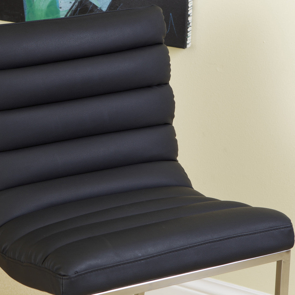 V1041-JBS-1528BLACK-202507151111-01 Auburn Modern Leather Bar Chair BarStool In Black - Image 2