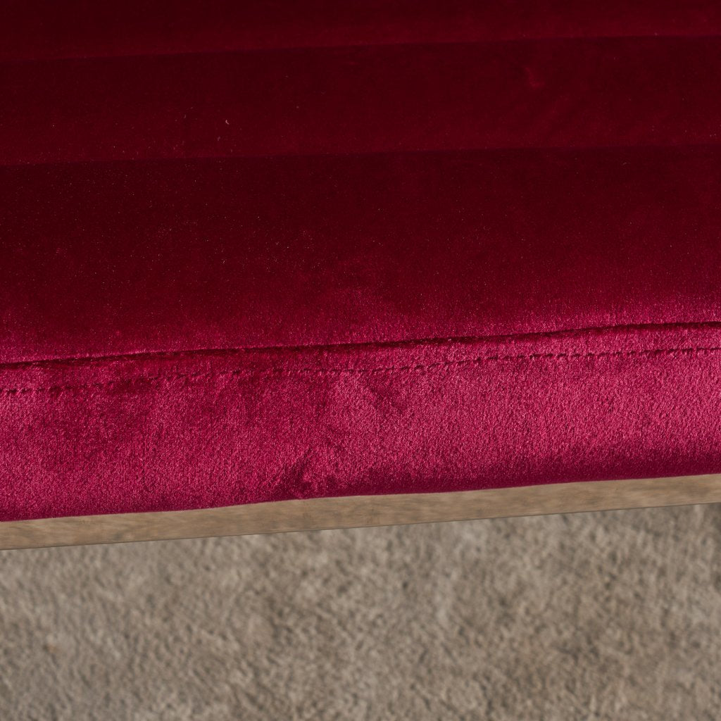 V1041-JMC-1060GARNET-202507151056-02 Glorie Garnet/Red Velvet Sofa Accent Chair ArmChair - Image 3