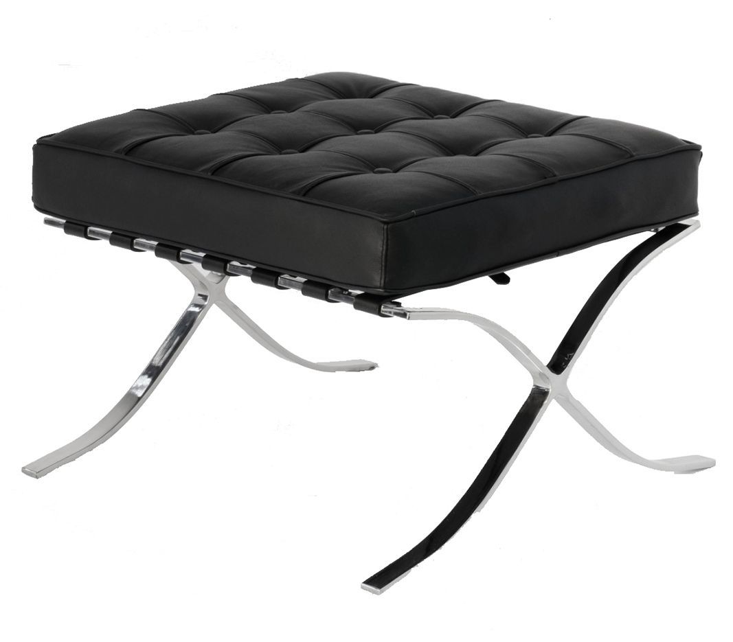 V1041-JMC-1086BLACK-202507151105-02 Black Barcelona Ottoman - Classic Version - Replica - Image 3