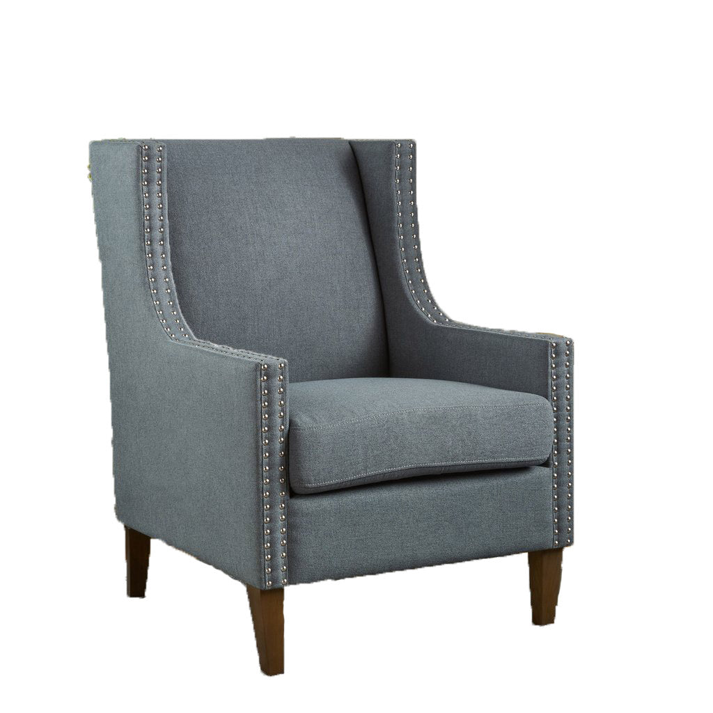 V1041-JSF-5061LIGHTGREY-202507151111-03 Cecilia Classic Studded Light Grey Wingback Club Armchair - Image 4