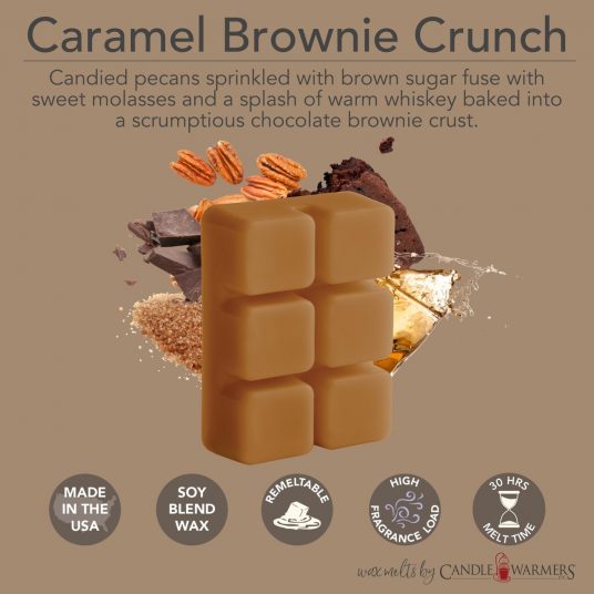 V1049-7151S-202508141845-02 Caramel Brownie Crunch Classic Wax Melts 2.5oz - Image 3