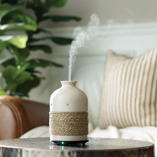 V1049-SDCRR-202508141752-01 Ceramic & Rope Ultrasonic Aroma Diffuser - Image 2